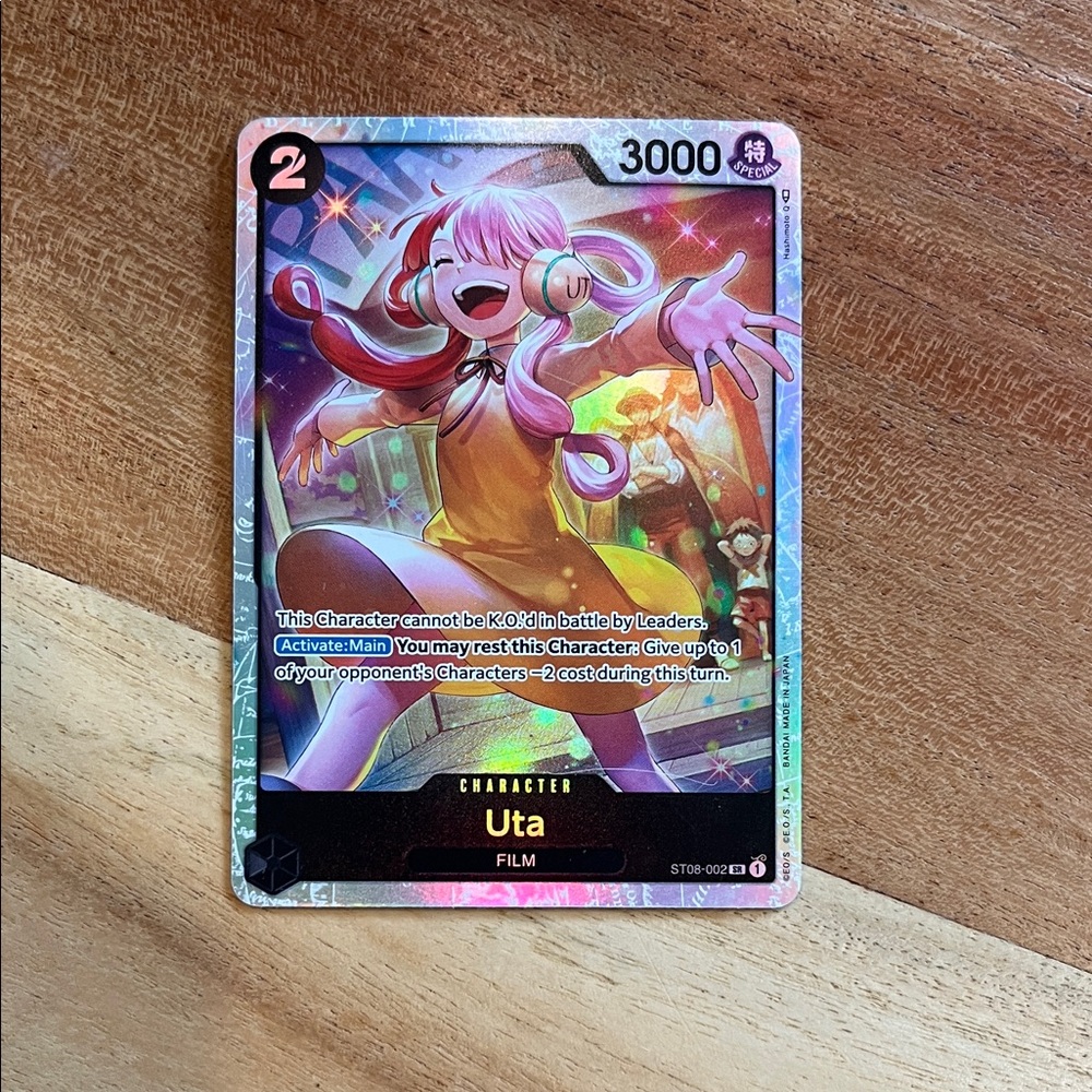 Uta Character One Piece Game Card - SR